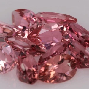 Lote 9,65 quilates turmalina natural rosa dulce calibrado pera 8x5 mm 24023408 - Imagen 1 de 3
