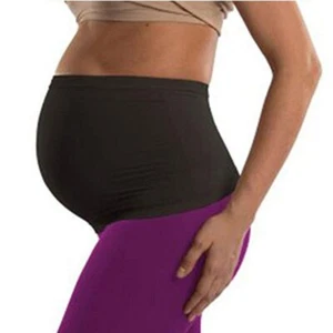 Maternity Pregnancy Belt Lumbar Back Support Waist Band Belly Bump Brace Black - Picture 1 of 13