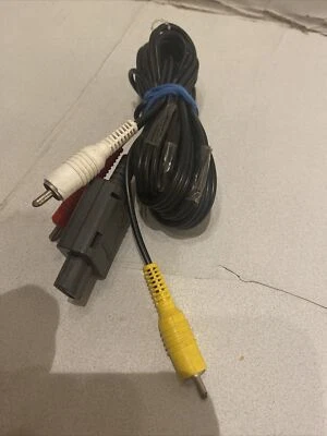 Official OEM Nintendo Audio Video AV Cable red/white/yellow SNES N64 GameCube  - Image 1 of 4