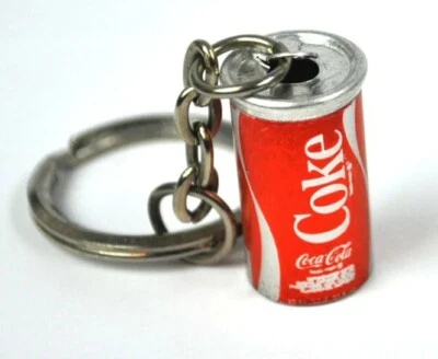 1970's Coca-Cola Coke USA Key Chain Mini Can Miniature Can Keychain NOS Vintage  - Image 1 of 4