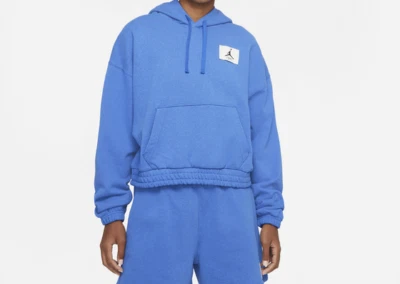 Sudadera con capucha polar azul Nike Jordan Essentials para mujer DD7000-480 talla grande 3X Foto 1 de 4