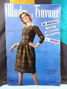 MAGAZINE MODES & TRAVAUX + SUPPLÉMENTS COUTURE ET LECTURE, N°730, OCTOBRE 1961 - Picture 1 of 12