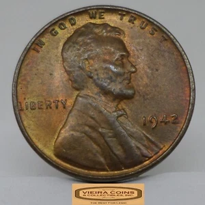 1942 Lincoln Wheat Cent - #C46384NQ - Picture 1 of 2