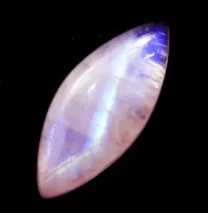 100% Natural White Rainbow Moonstone 19.00 Ct Loose Gemstone Brilliant Certified - Picture 1 of 6