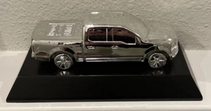 Ford F-150 escala 1:18 cromo escritorio arte estatua - modelo 2018 a 2021 - base fija - Imagen 1 de 5
