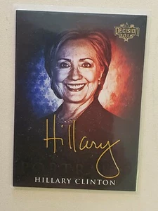 DECISION 2016 #FLP3 Hillary Clinton First Lady Portraits. Political Trading Card - Picture 1 of 2