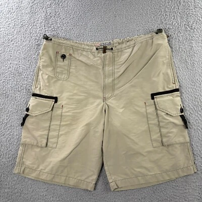 Vintage Y2K Cargo Shorts Mens L Paratroops Skate Grunge Nylon Cotton Gorpcore - Image 1 of 4