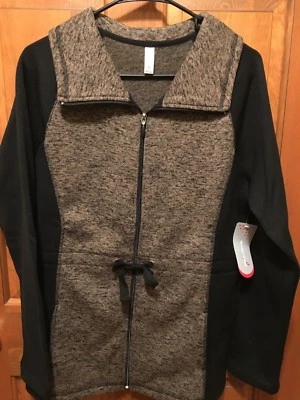 Exertek® Women’s Sweater Fleece Anorak Jacket Size M, Color Smoky Taupe - Image 1 of 2