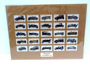 1922 Lambert & Butler MOTOR CARS Cigarette Cards Set of 25 A 1st Series MATTED