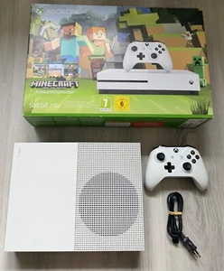 MICROSOFT XBOX ONE S KONSOLE WEIß 500GB INKL.CONTROLLER GETESTET & GEPRÜFT GUT - Bild 1 von 10