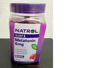 Natrol Sleep Melatonin 5 Mg - Strawberry 180 Gummies Exp:01/2026 - Picture 1 of 1