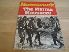Newsweek Magazine October 31,1983 The Marine Massacre