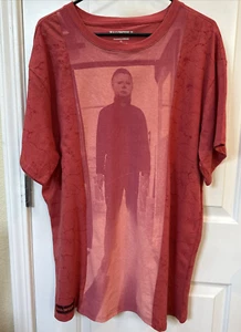 Halloween II Michael Myers T-shirt XL Orange Horror Movie Slasher 80's Universal - Picture 1 of 8