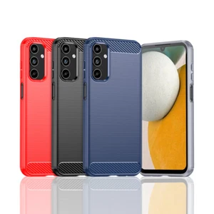 For Samsung Galaxy A35/A17/A16/A36/A56 5G Case Carbon Fibre Shockproof TPU Cover - Picture 1 of 23