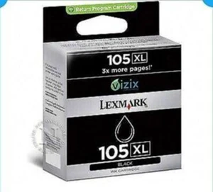 Original Lexmark 105XL Black Prestige Platinum Pro 805 Boxed - Picture 1 of 2