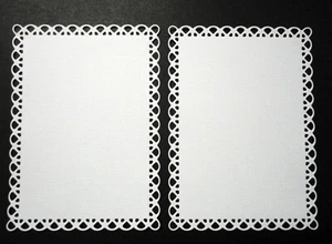 Card Toppers- White-Pkt 5 - Picture 1 of 1