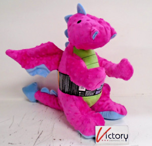 NEW GoDog Dragons Plush Dog Toy | Chew Guard Technology | Large / Pink / 1041109