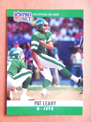 Pat Leahy #237 Pro Set 1990 Football Card (New York Jets)  - Image 1 of 2