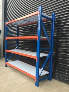 NEW !!2Mx2M! Garage Warehouse Steel Storage Shelving Shelf Shelves Racking - Picture 1 of 13