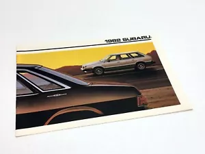 1982 Subaru GL Hatchback Sedan Station Wagon GLF Hardtop 4WD Full Line Brochure - Picture 1 of 1