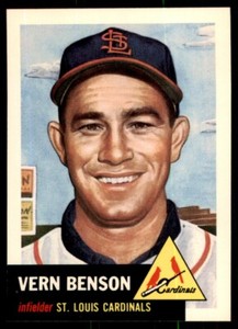 1991 Topps Archives 1953 #205 Vern Benson 6StkfO