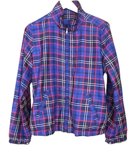 Lauren Ralph Lauren Men's XL Plaid Golf Windbreaker Jacket Preppy Active - Picture 1 of 10