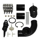 Sqv 4 Sequential Blow Off Valve & 2.0" Flange Pipe & Silicone Hoses & Clamps