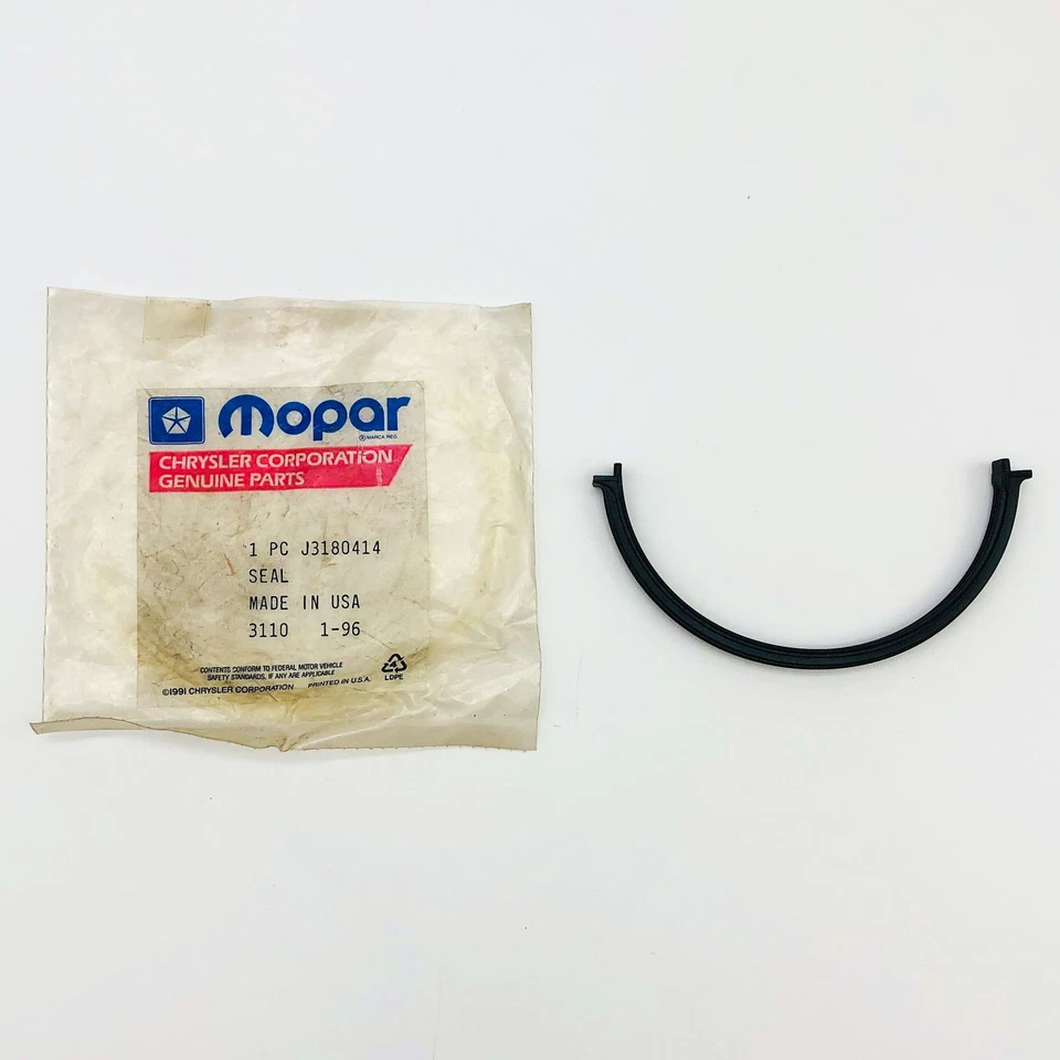 Mopar 3180414 Seal for Engine Oil Pan OEM NOS 81-86 Jeep Cher Wag J10 J20 Open Foto 1 de 4