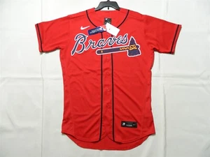 Authentic Atlanta Braves Elite Flex Base Alternate Red Jersey 48 Reg.$347 - Picture 1 of 4