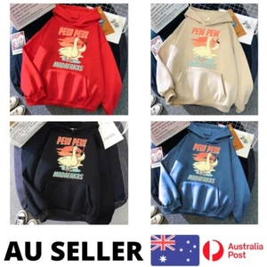 Pew Pew Madafakas Funny Goose Mans Sweatshirt Fashion Vintage - AU Stock - Bild 1 von 14