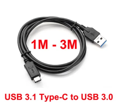 2M Type-C to USB 3.0 Charger Lead Adapter Cable For Samsung Galaxy A51 A71 5G UW - Image 1 of 4