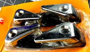 Perko Chromalex 5"" Base Chromalex Skene Arco Cuñas Sin Usar Cromo Barco Taco PP - Imagen 1 de 6