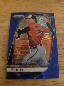 2025 Panini Prizm Levi Wells #68 Blue Pulsar Prizm /75 Baltimore Orioles - Picture 1 of 2