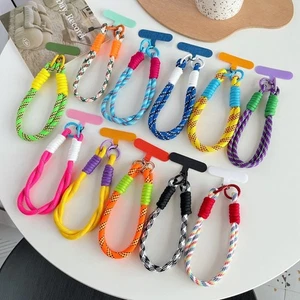 Nylon Phone Lanyard Candy Colors Phone Wrist Straps Phone Accessories - Photo 1 sur 22