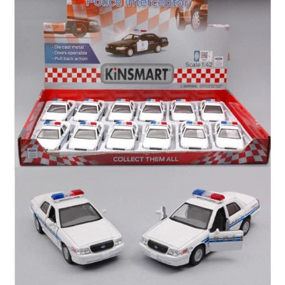 FORD CROWN VICTORIA POLICE INTERCEPTOR cm 12,5 Kinsmart Modellismo Giocattolo Mo - Immagine 1 di 3