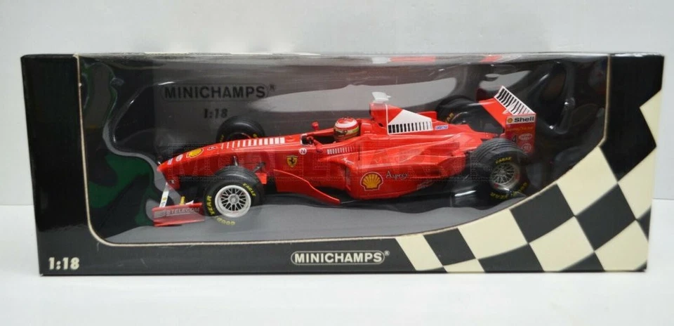 Minichamps 180-980004 Ferrari F 300 E.Irvine #4 Asprey Shell Red - 18 - Image 1 of 2