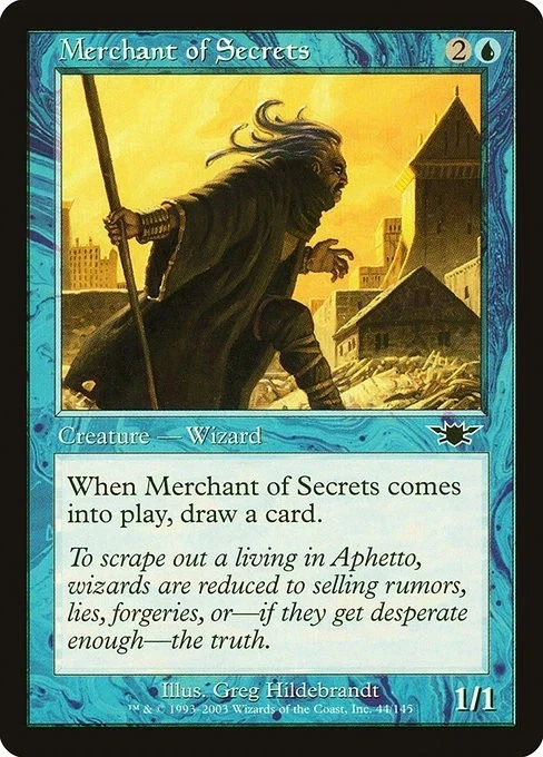 MERCHANT OF SECRETS X 4 E/X+ LEGIONS MAGIC THE GATHERING - Image 1 of 1