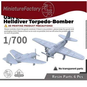 SSMODEL 1/700 USN SB2C-4 Helldiver Torpedo-Bombardero 6 piezas - Imagen 1 de 4