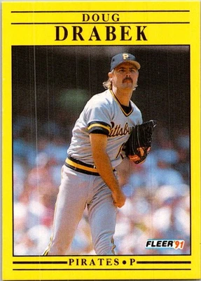 Fleer 1991 Fleer #36a Doug Drabek - Image 1 of 2