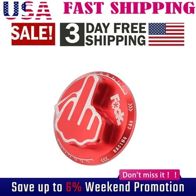 Tapa de válvula tapa tanque de llenado de aceite dedo medio atornillable para Honda Acura rojo EE. UU. A Foto 1 de 4