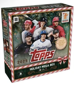 2025 TOPPS BASEBALL FACTORY SEALED HOLIDAY MEGA BOX BRAND NEW PRESALE PREORDER! - Bild 1 von 5