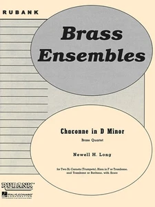 Newell H Long Chaconne in D Minor for Brass Quartet Sheet Music Rubank Book - Picture 1 of 1