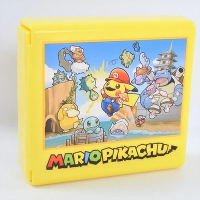 Nintendo DS 3DS Card Pocket MARIO PIKACHU Cartridge Case 16 Storage Pokemon 6325 - Image 1 of 4