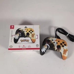 PowerA Pikachu Vs Meowth Nintendo Switch Enhanced Wired Controller Boxed - Imagen 1 de 7