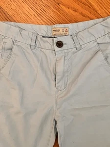 Zara Boys Shorts Pants Light Blue Size 9 - Picture 1 of 4