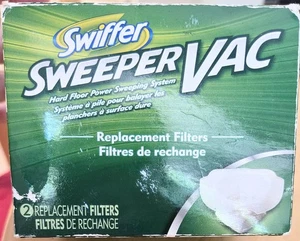Swiffer Sweeper Vac Vacuum Replacement 2 Filters Open Box Swifter Dust Sweep - Picture 1 of 2