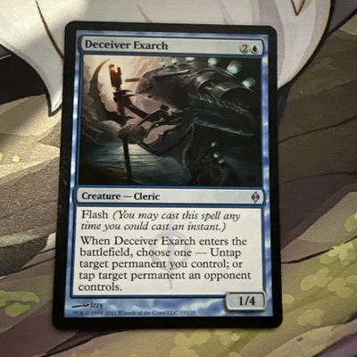 Magic the Gathering MTG Deceiver Exarch (33) New Phyrexia   LP - Image 1 of 2