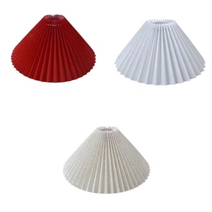 Plissee Lampenschirm Moderne Schreibtisch Lampe Abdeckung für Esszimmer - Picture 1 of 15
