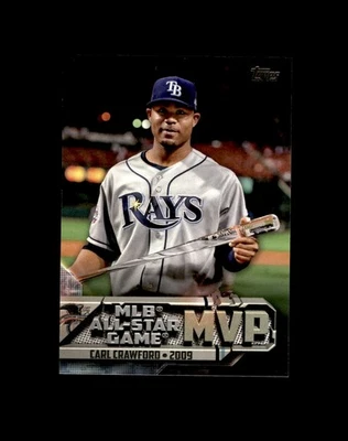 2017 Topps #ASM-19 Carl Crawford Tampa Bay Rays All-Star Game MVP - Image 1 of 2