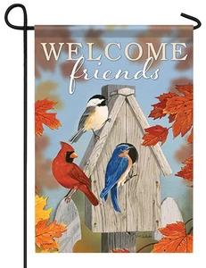 Songbird House Garden Flag - Picture 1 of 1